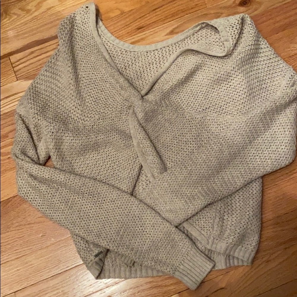 Crossover sweater